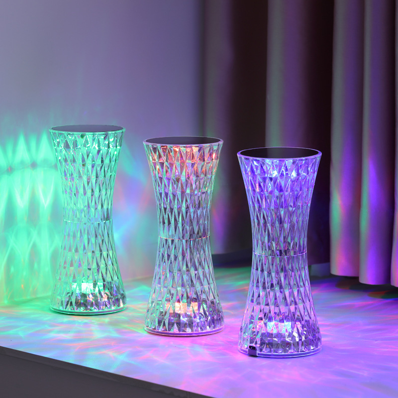 Lighting Decor Room - Lámparas de Noche de Cristal para