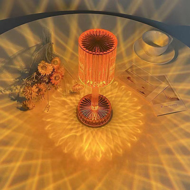 Lighting Decoration Ideas For Home - Lámpara de mesa de cristal de