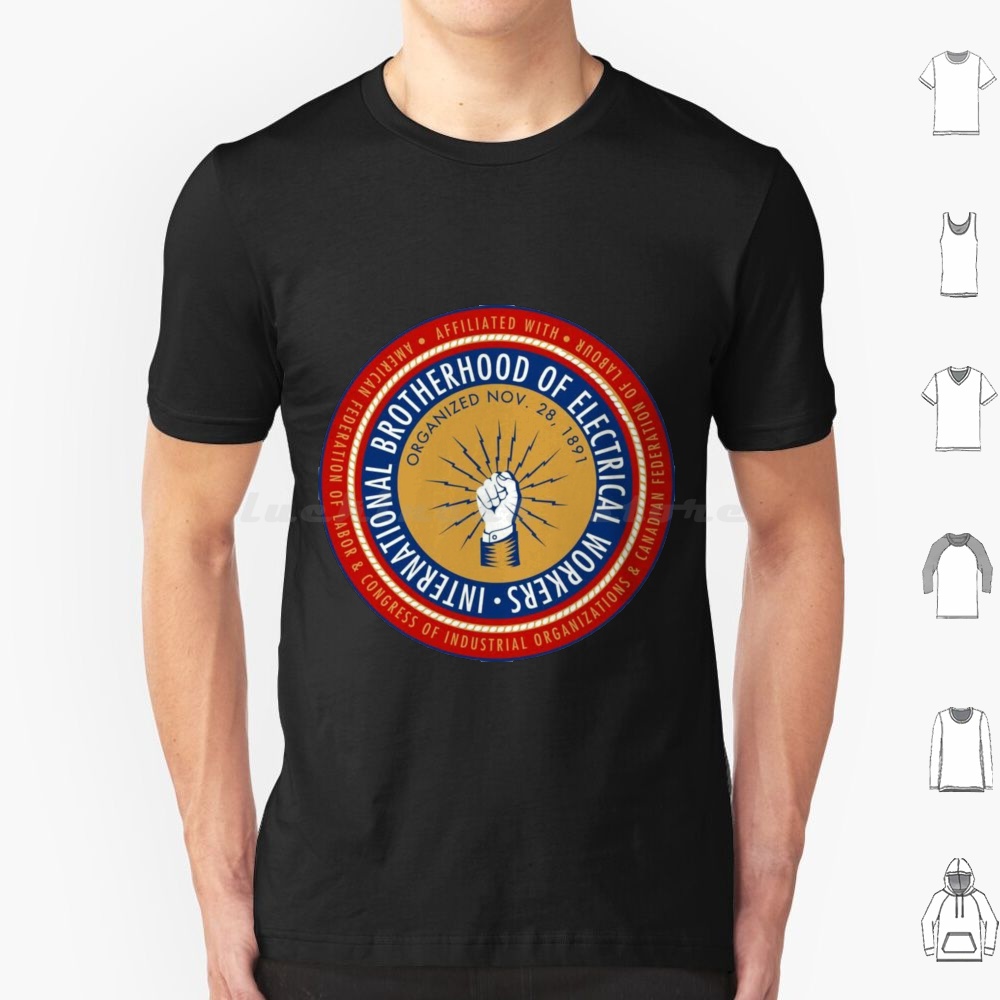 Union Lighting & Decor Hours - Ibew electricista-Cool camiseta tamaño grande 100%