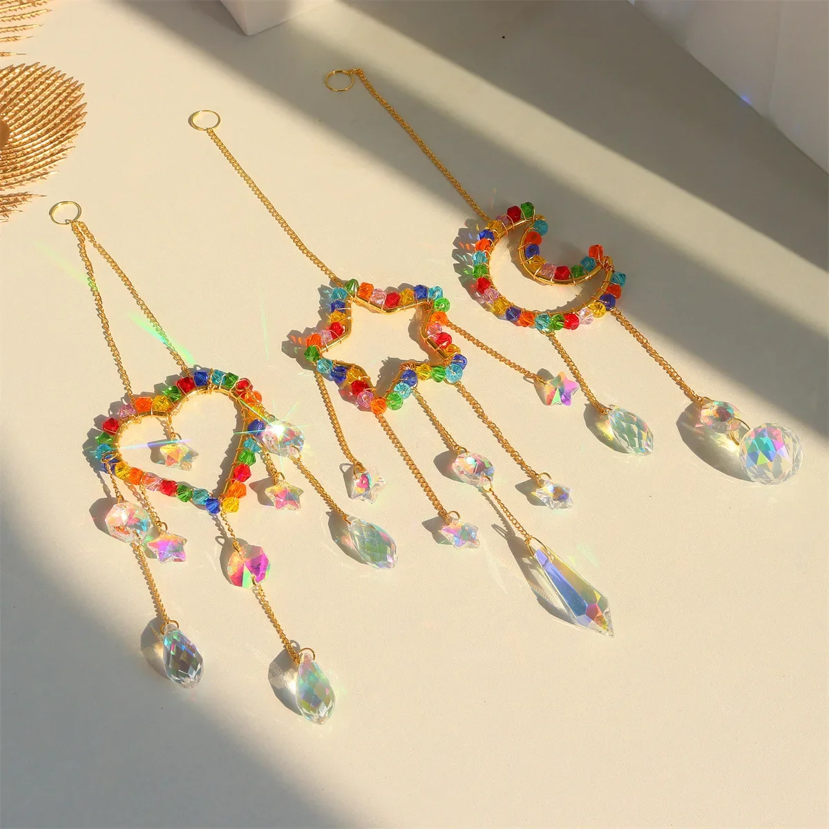 Pendant Lighting Christmas Decor - Atrapasueños de Cristal con Forma de