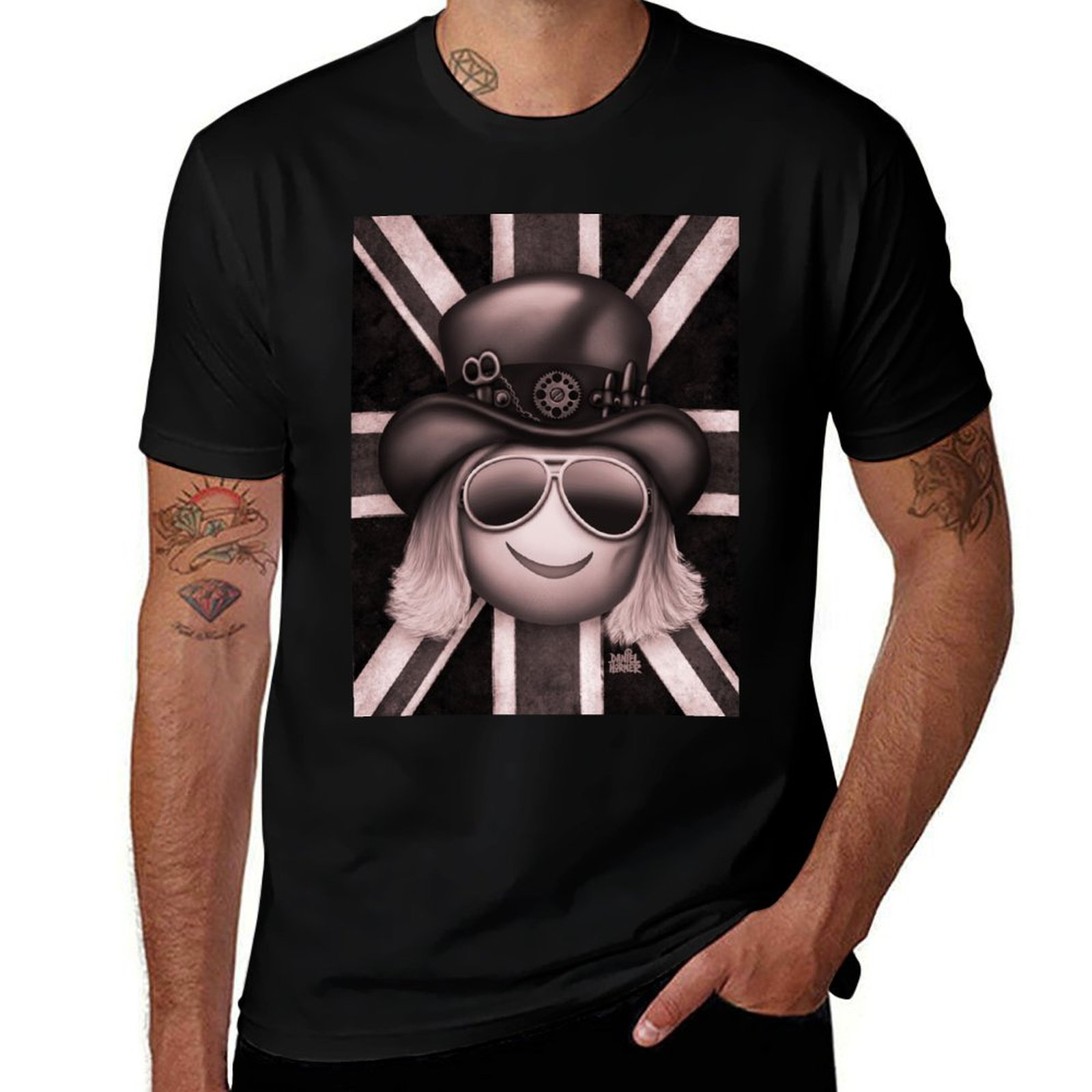 Union Lighting & Decor Hours - Booji Extra - Camiseta Union Jack