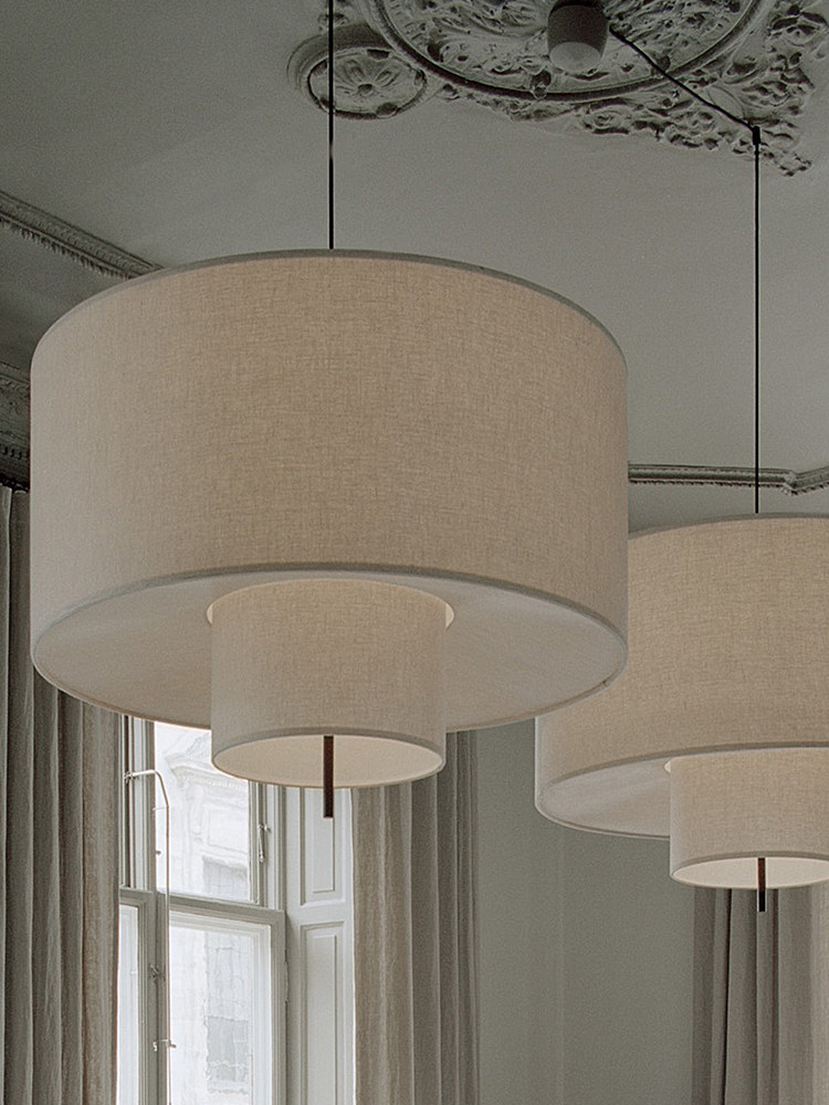 Lámpara colgante de tela Wabi  - Lighting Decor Room reseña y precio