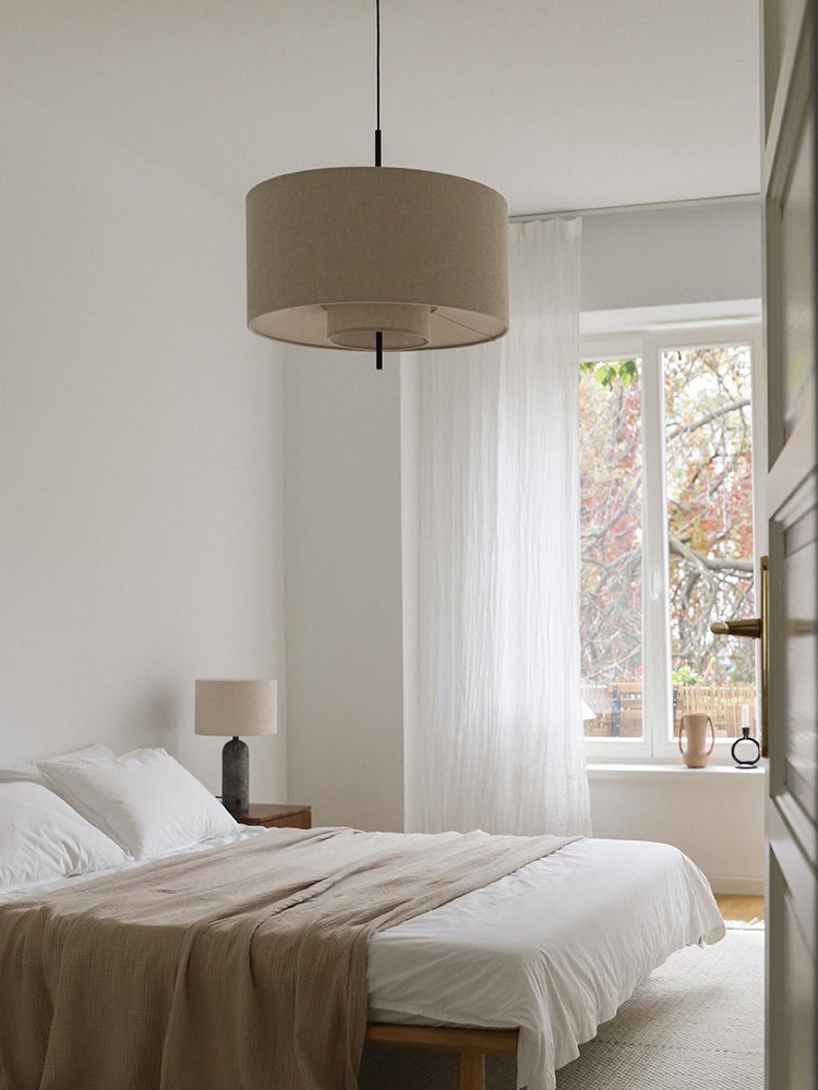 Lámpara colgante de tela Wabi  - Lighting Decor Room reseña y precio