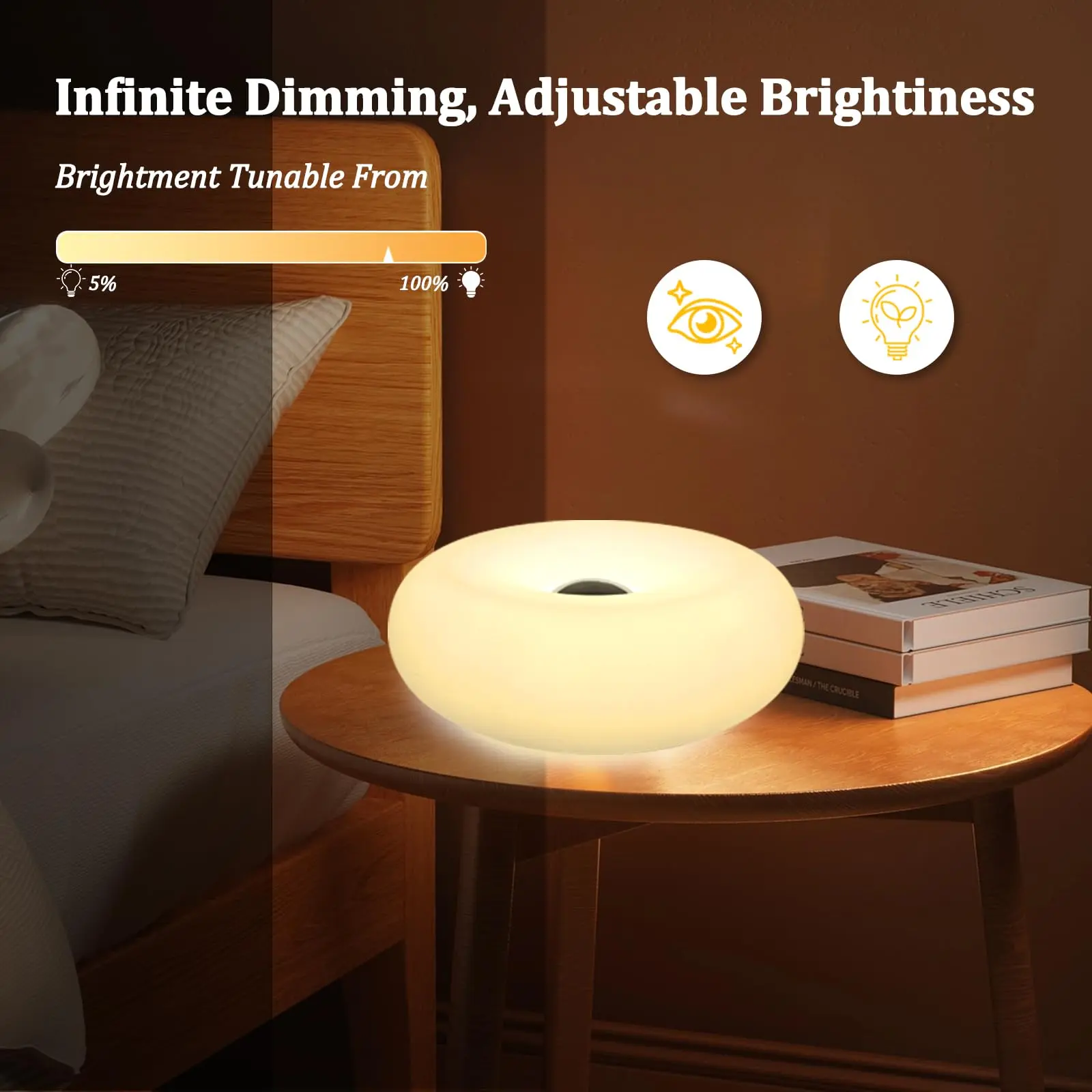 Lámpara Donut RGB, Lámpara de  - Ambient Lighting Decor For Room reseña y precio