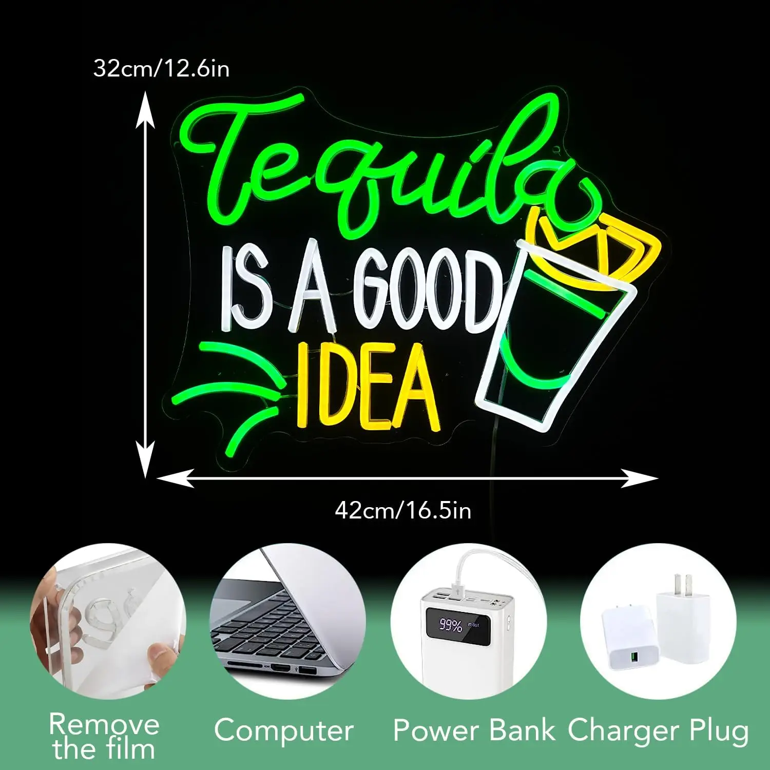 Letrero de Neón LED USB Regula - Lighting Decoration Ideas For Home reseña y precio
