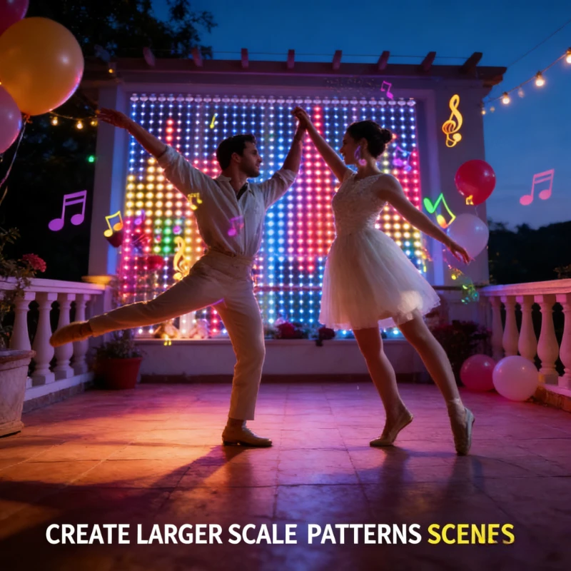 Luces de cortina inteligentes  - Lighting Decoration For Wedding reseña y precio