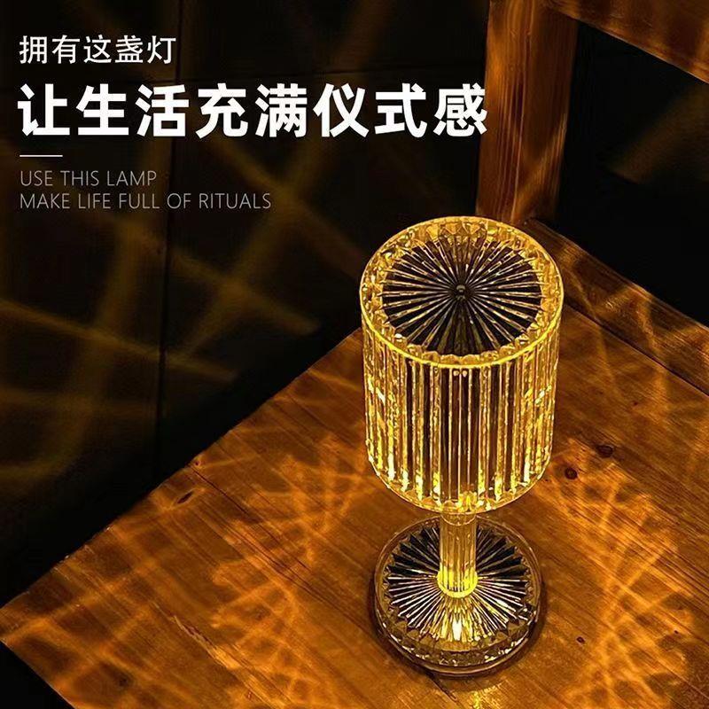 Lámpara de mesa de cristal de  - Lighting Decoration Ideas For Home reseña y precio