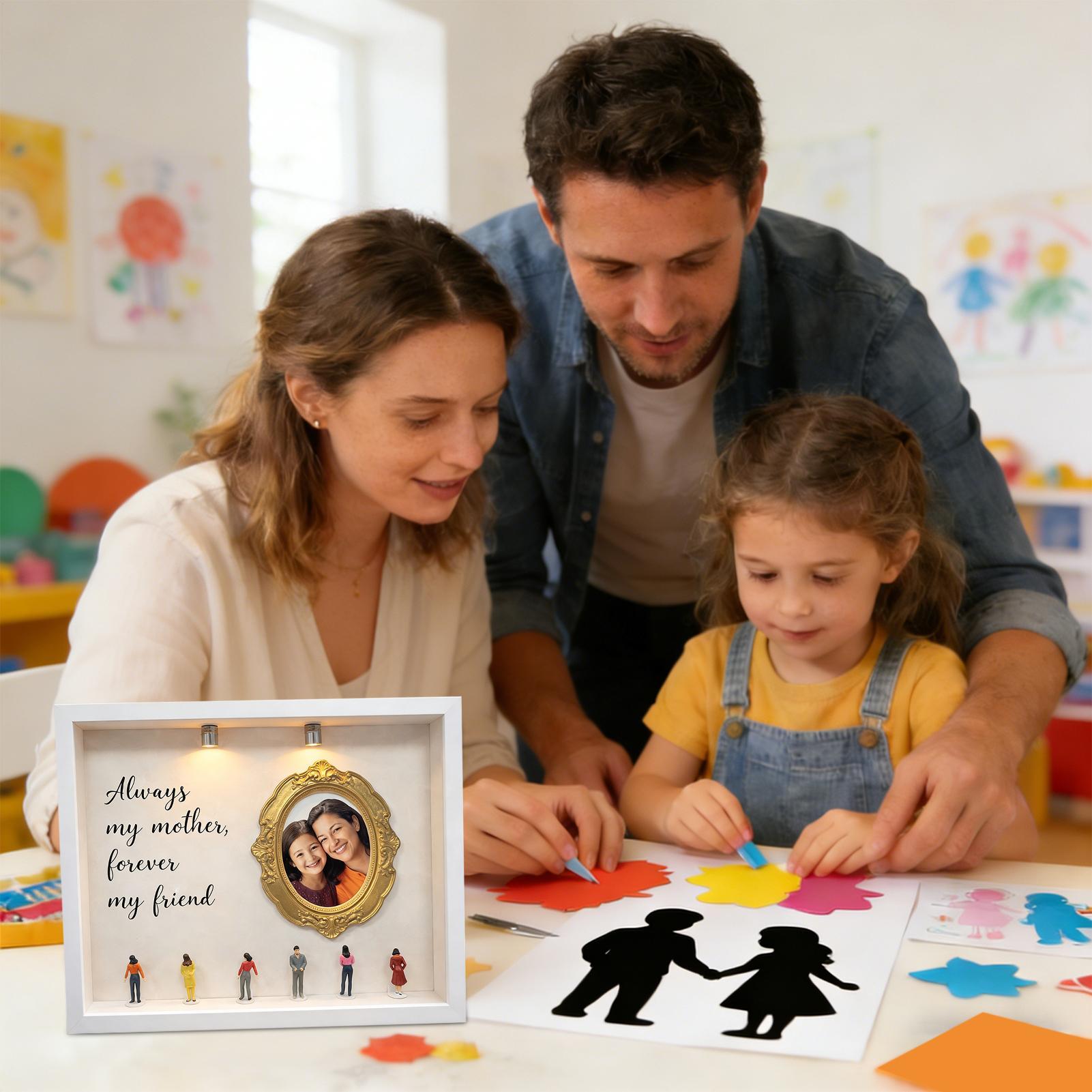 Kit con Luces, Figuras, Marco  - Lighting Room Decor Photo reseña y precio