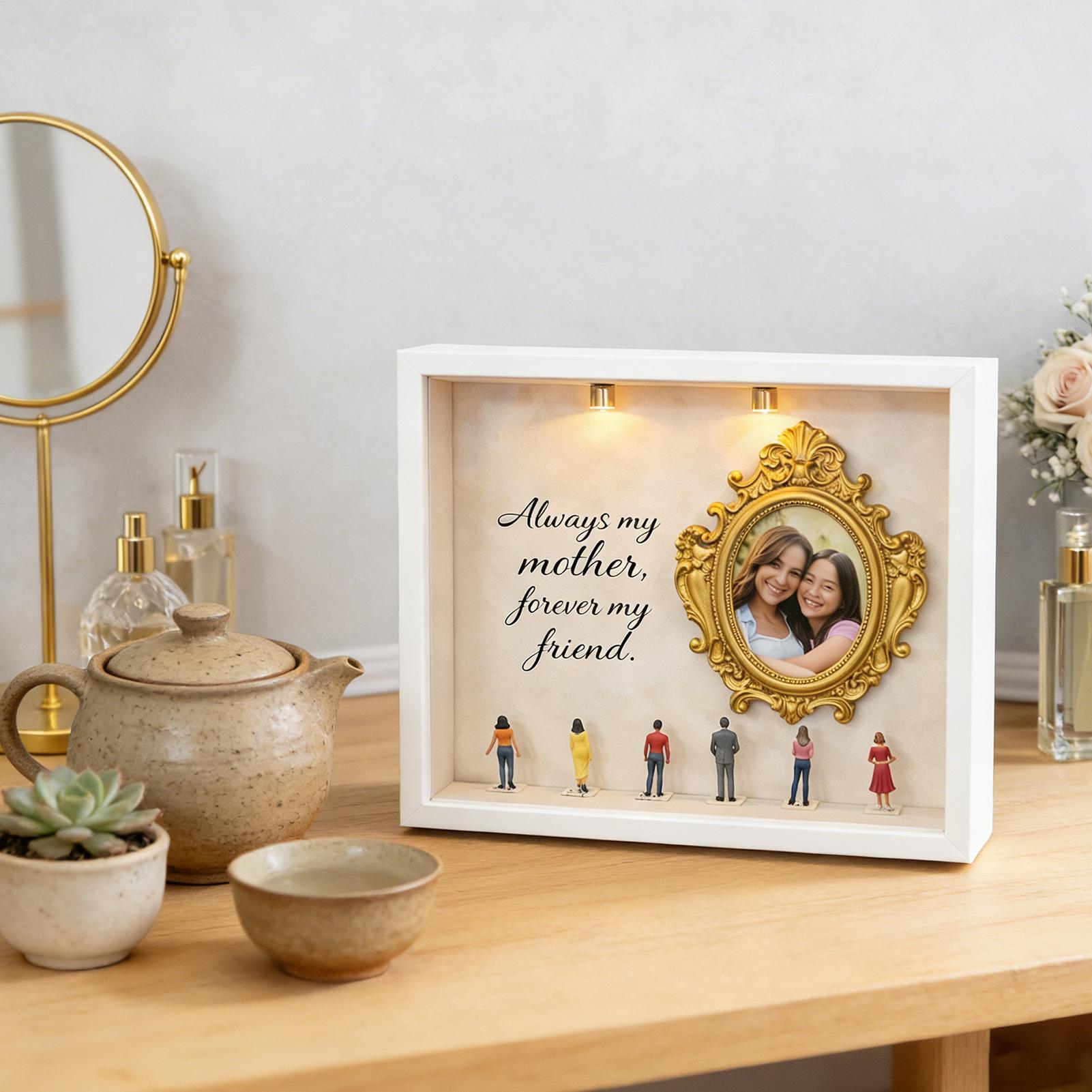 Kit con Luces, Figuras, Marco  - Lighting Room Decor Photo reseña y precio