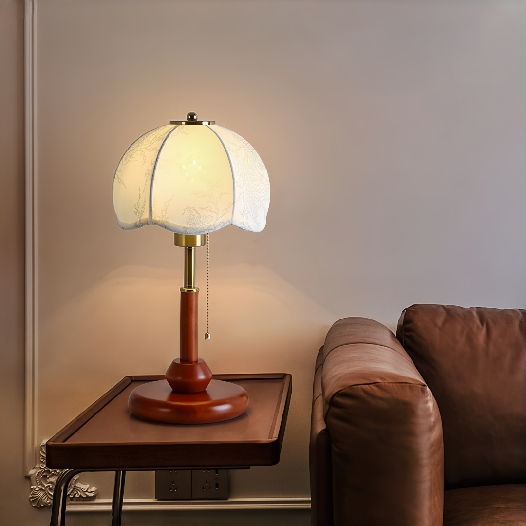 Lámpara de Mesa Vintage con Fo - Lighting Decor Room reseña y precio