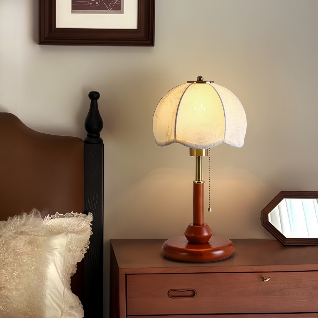 Lámpara de Mesa Vintage con Fo - Lighting Decor Room reseña y precio