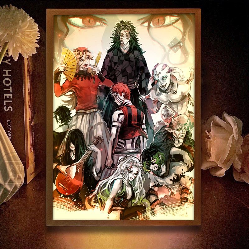 Figuras de acción Demon Slayer - Lighting Room Decor Photo reseña y precio