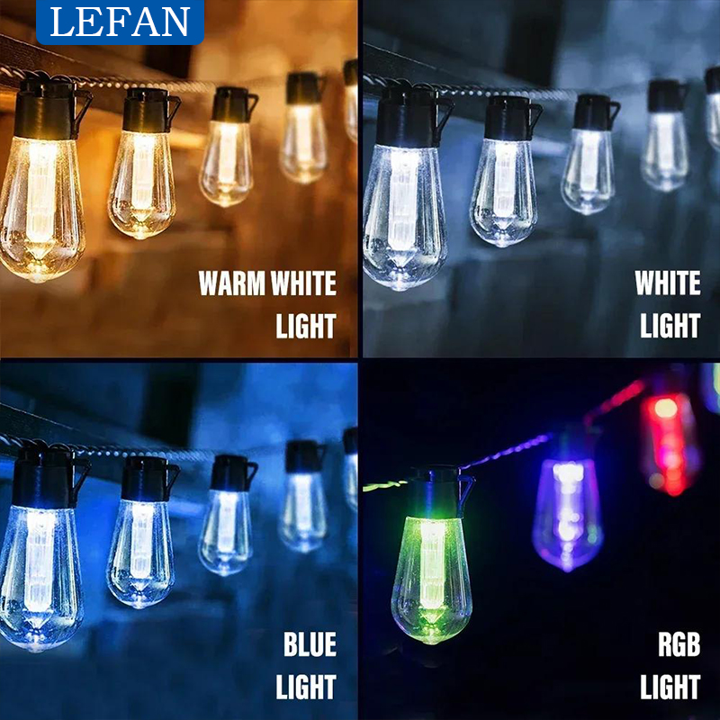 Guirnaldas de luces LED solare - Pendant Lighting Christmas Decor reseña y precio