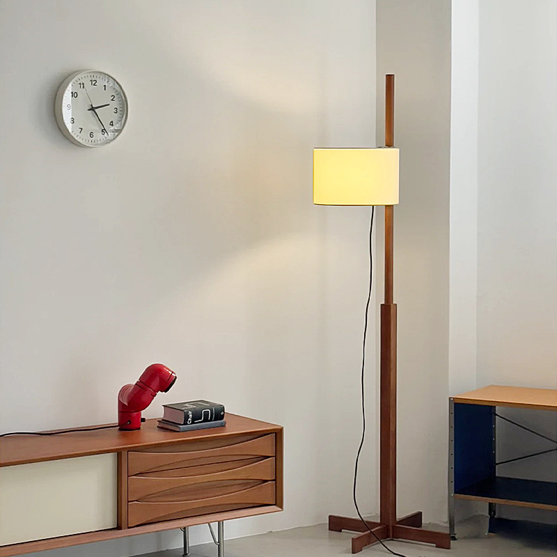 Lámpara de madera elevable jap - Floor Lamp Tripod reseña y precio