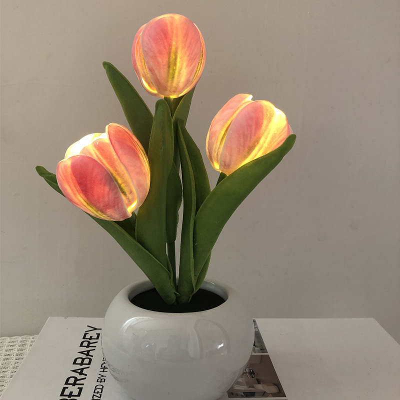 Lámpara LED Tulipán, Simulació - Ambient Lighting Decor For Room reseña y precio