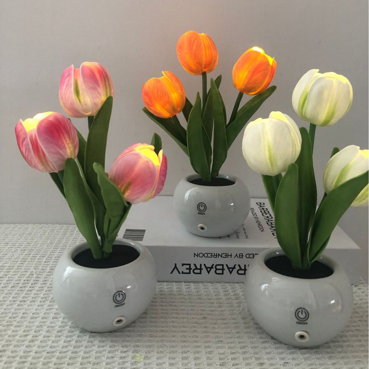Lámpara LED Tulipán, Simulació - Ambient Lighting Decor For Room reseña y precio