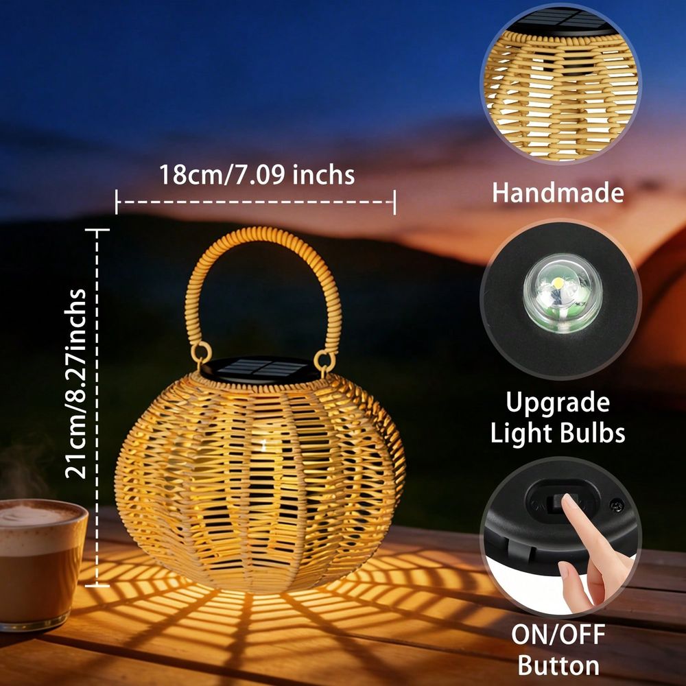 Lámpara Solar de Ratán para De - Ambient Lighting Decor For Room reseña y precio