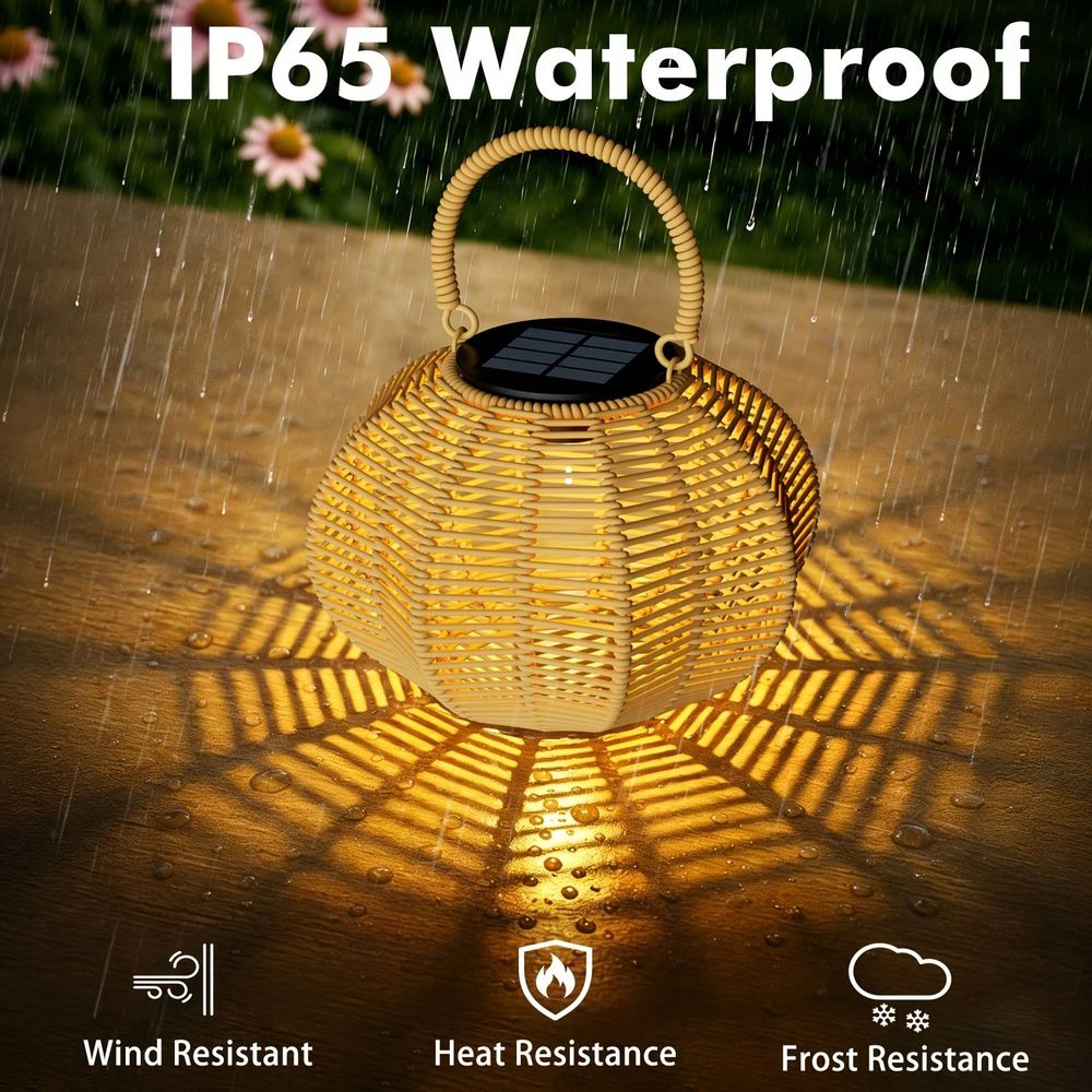 Lámpara Solar de Ratán para De - Ambient Lighting Decor For Room reseña y precio