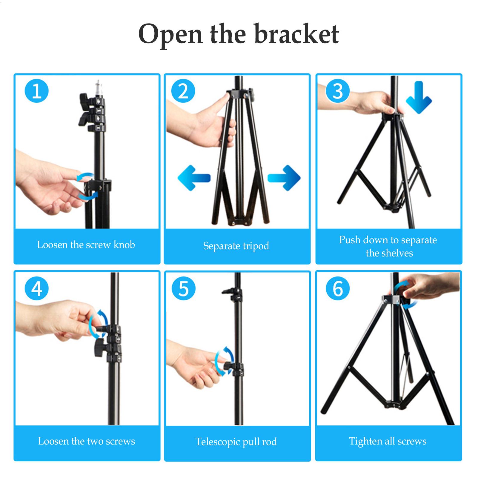 Soporte de luz para camping de - Floor Lamp Tripod reseña y precio