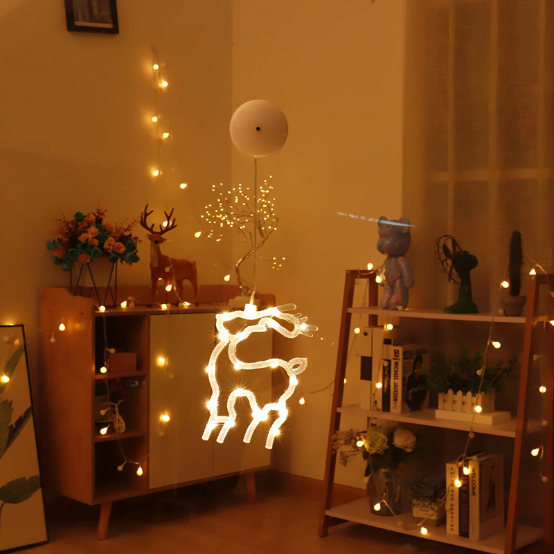 Ventosa de luz LED colgante pa - Pendant Lighting Christmas Decor reseña y precio