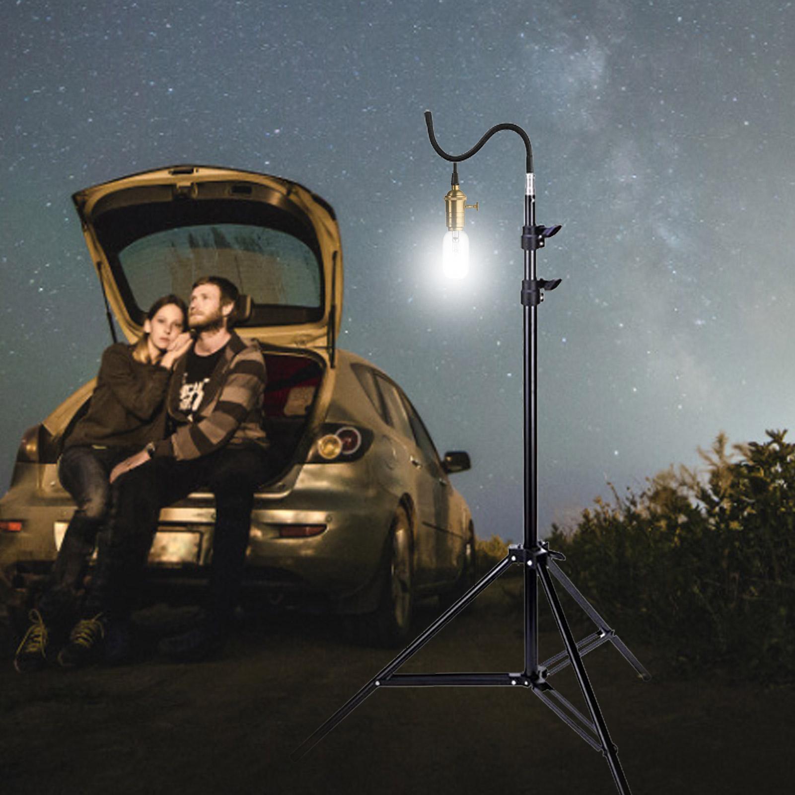 Soporte de luz para camping de - Floor Lamp Tripod reseña y precio